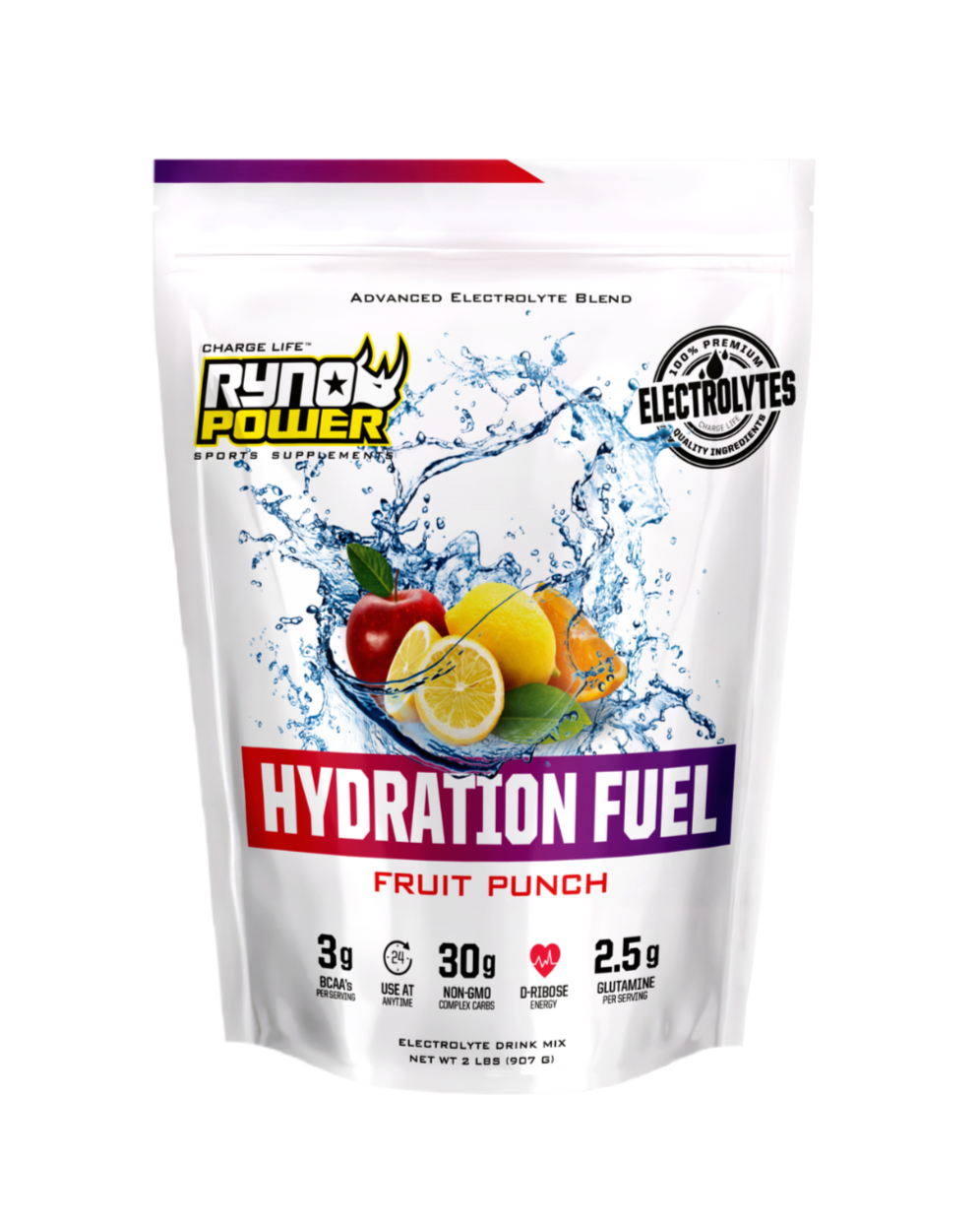 Fruit Punch HYDRATION FUEL Electrolyte Drink Mix