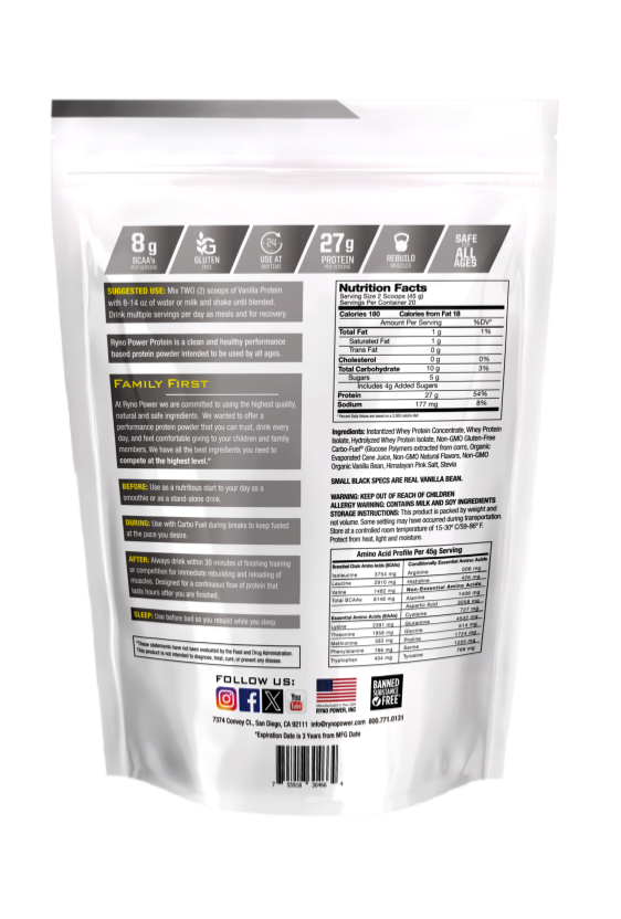 PROTEIN Premium Whey Powder - Vanilla