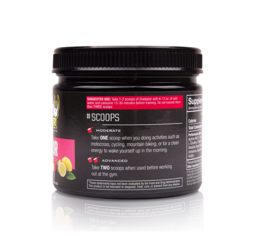 GLADIATOR Pre-Workout Drink Mix