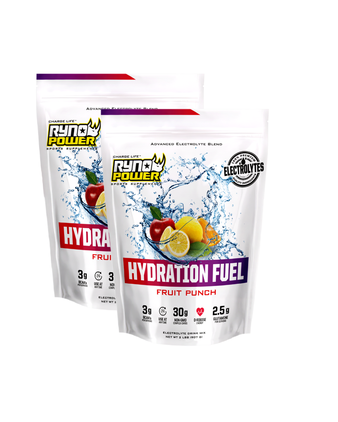 Fruit Punch HYDRATION FUEL Electrolyte Drink Mix
