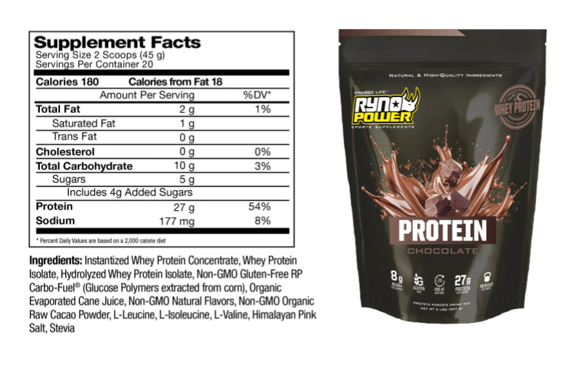 PROTEIN Premium Whey Powder - Chocolate