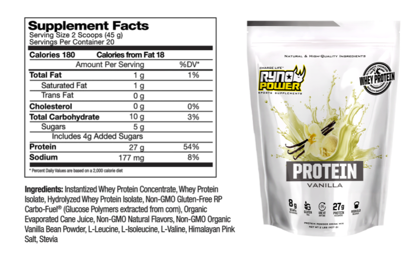 PROTEIN Premium Whey Powder - Vanilla