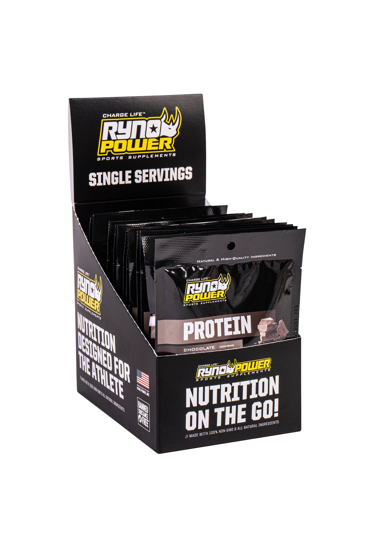 PROTEIN Premium Whey Chocolate Powder | Single Serving