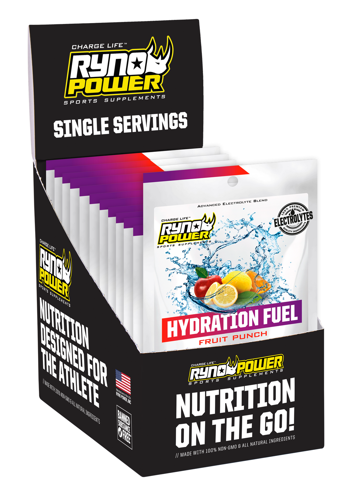 Fruit Punch HYDRATION FUEL Electrolyte Drink Mix