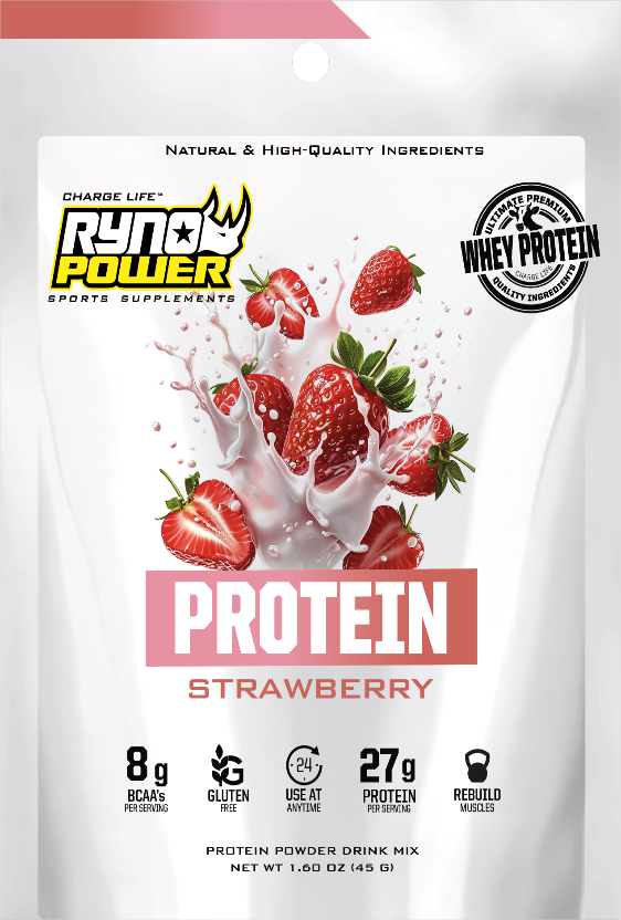 Premium Whey PROTEIN Powder - Strawberry