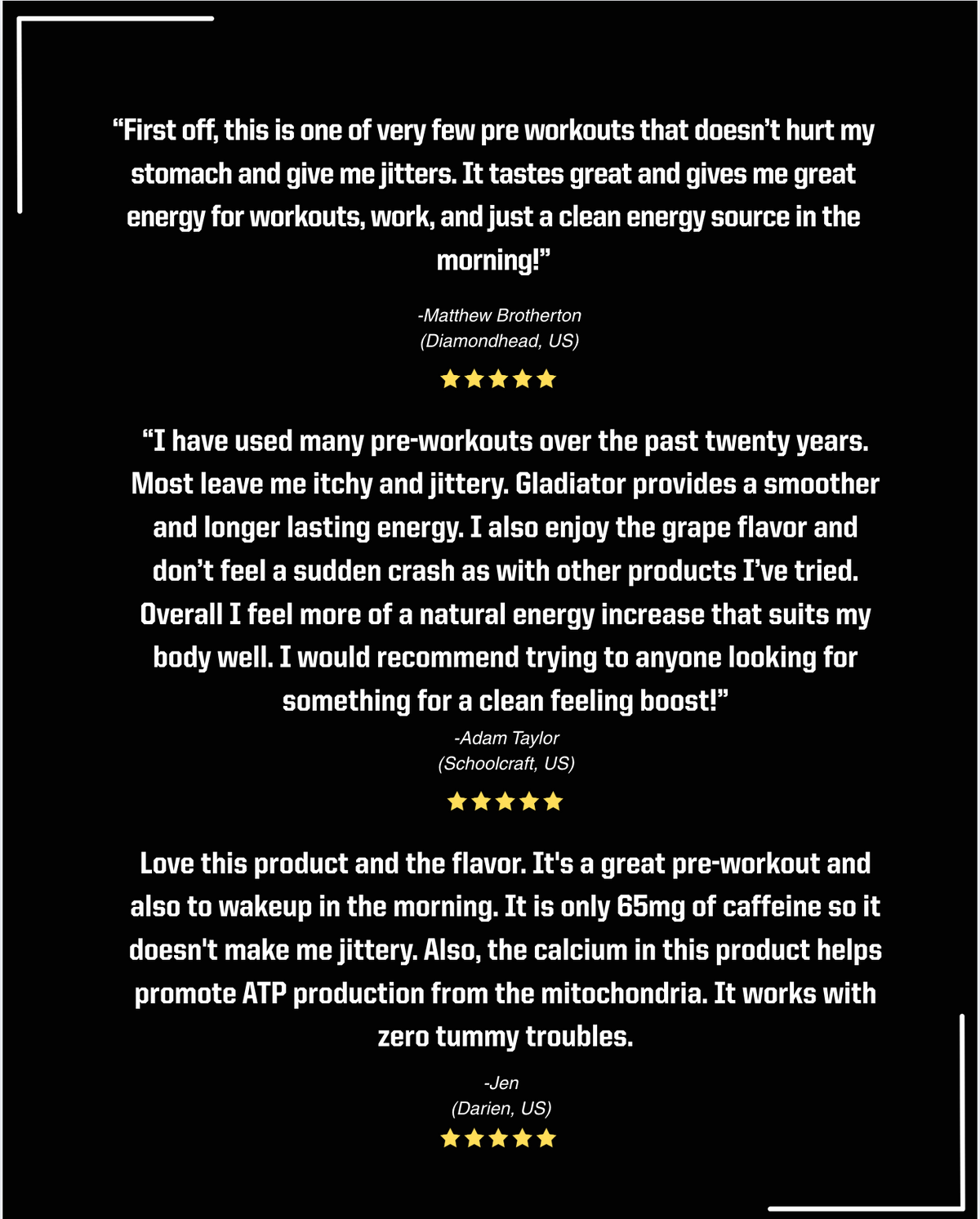 GLADIATOR Pre-Workout Drink Mix