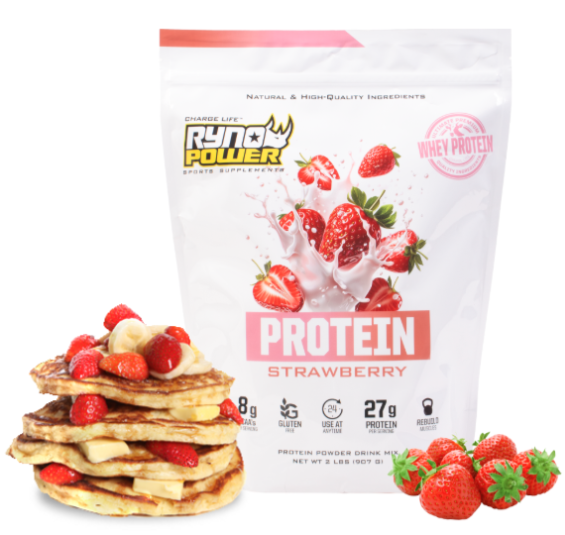 Premium Whey PROTEIN Powder - Strawberry