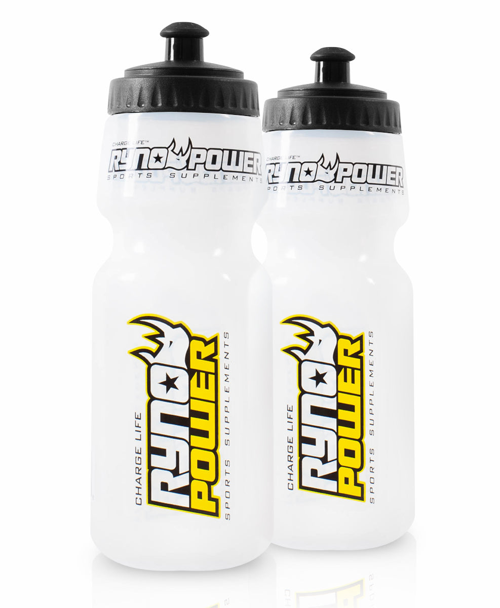 Sport Cycling Bottles - Double Pack Clear
