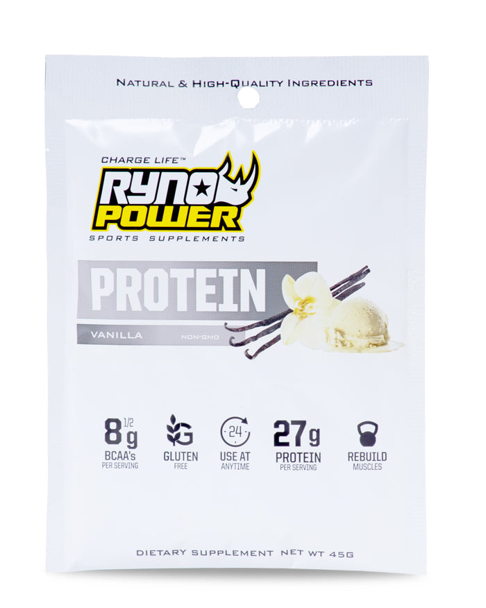 PROTEIN Premium Whey Powder Single Serving -  Vanilla 