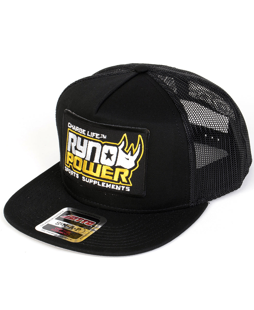 Ryno Power Mesh Hat - Black