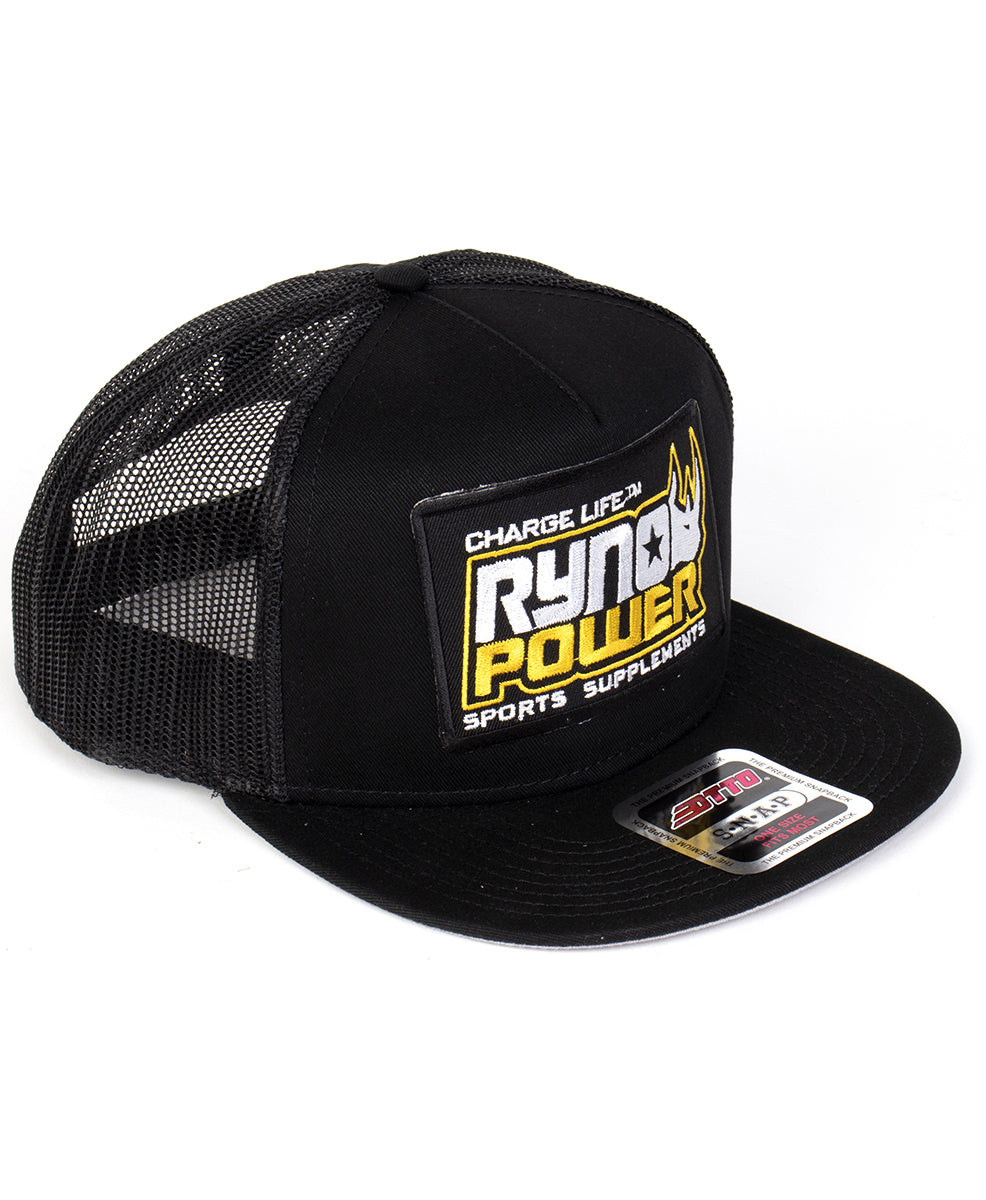 Ryno Power Mesh Hat - Black