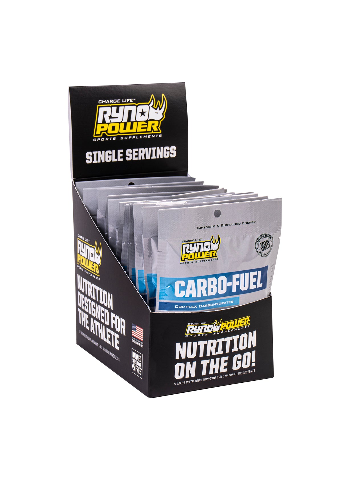CARBO-FUEL Stimulant-Free Drink Mix | Single Servings