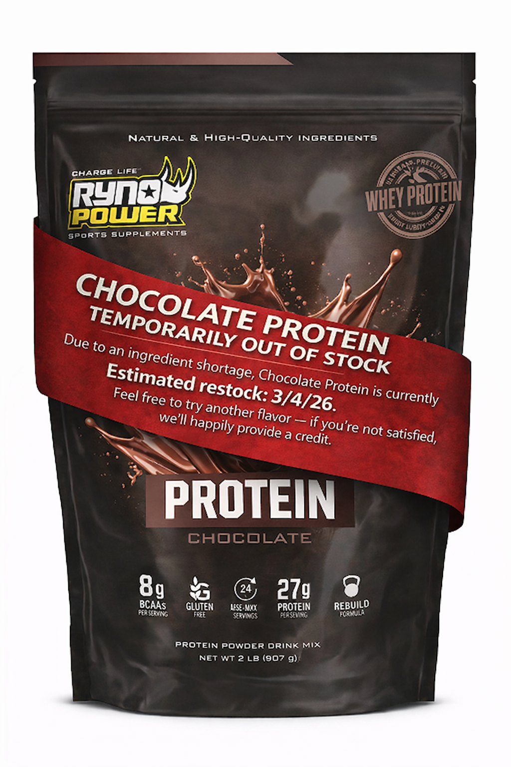 PROTEIN Premium Whey Powder - Chocolate