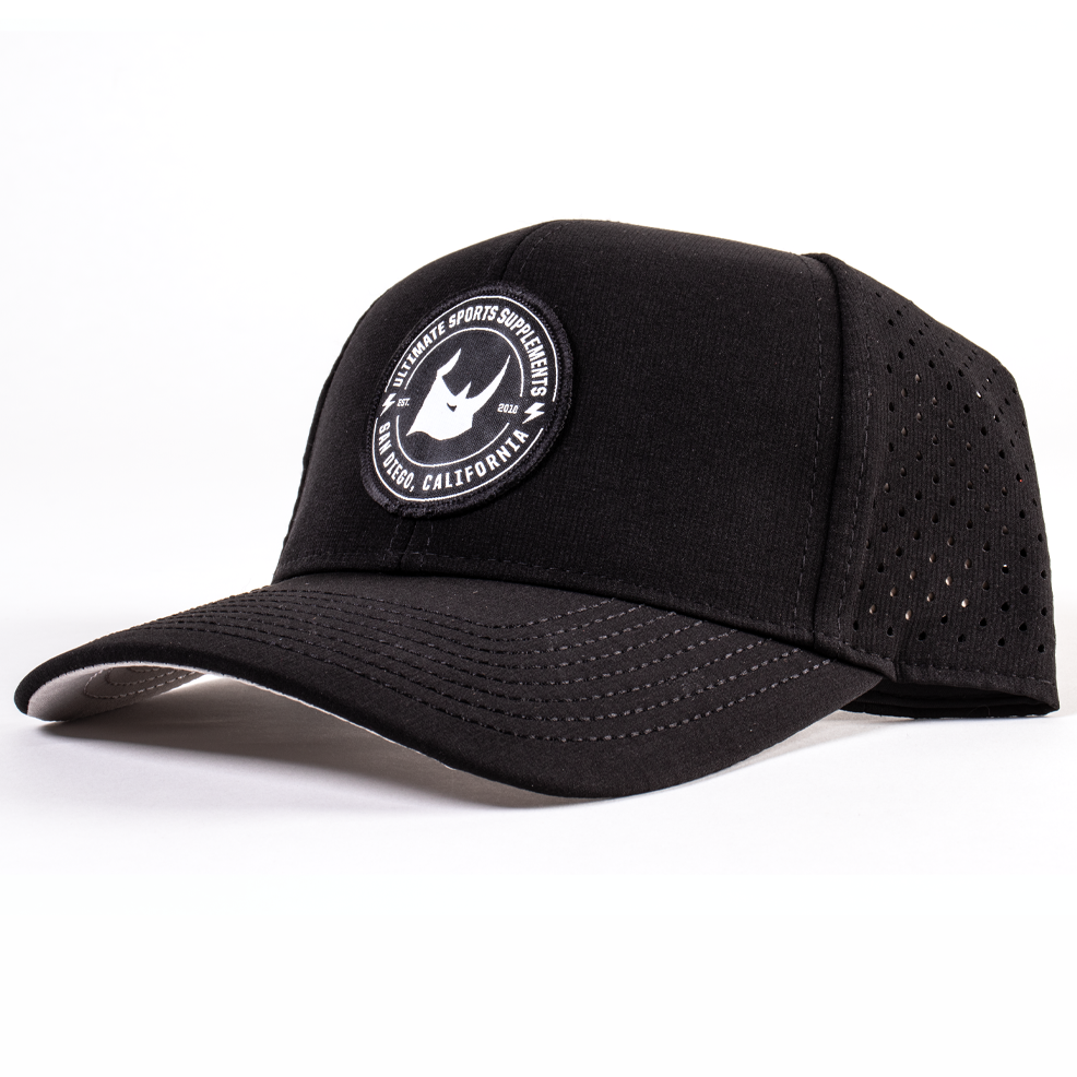 Podium Hat Curved Black