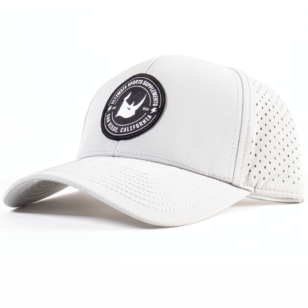 Podium Hat Curved Grey