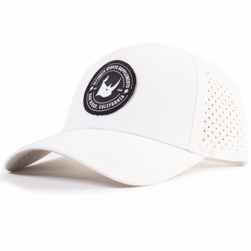 Podium Hat Curved White