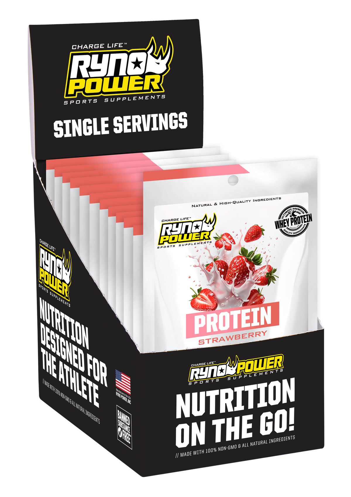 Premium Whey PROTEIN Powder - Strawberry