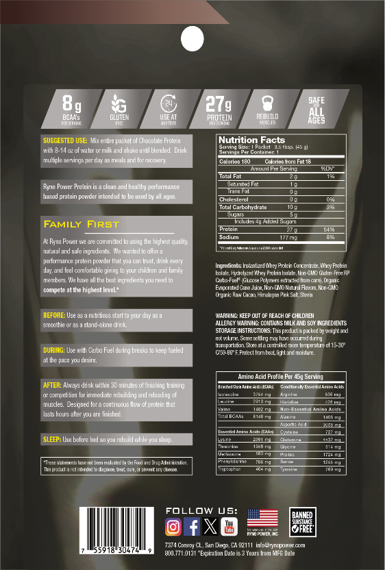 PROTEIN Premium Whey Powder - Chocolate