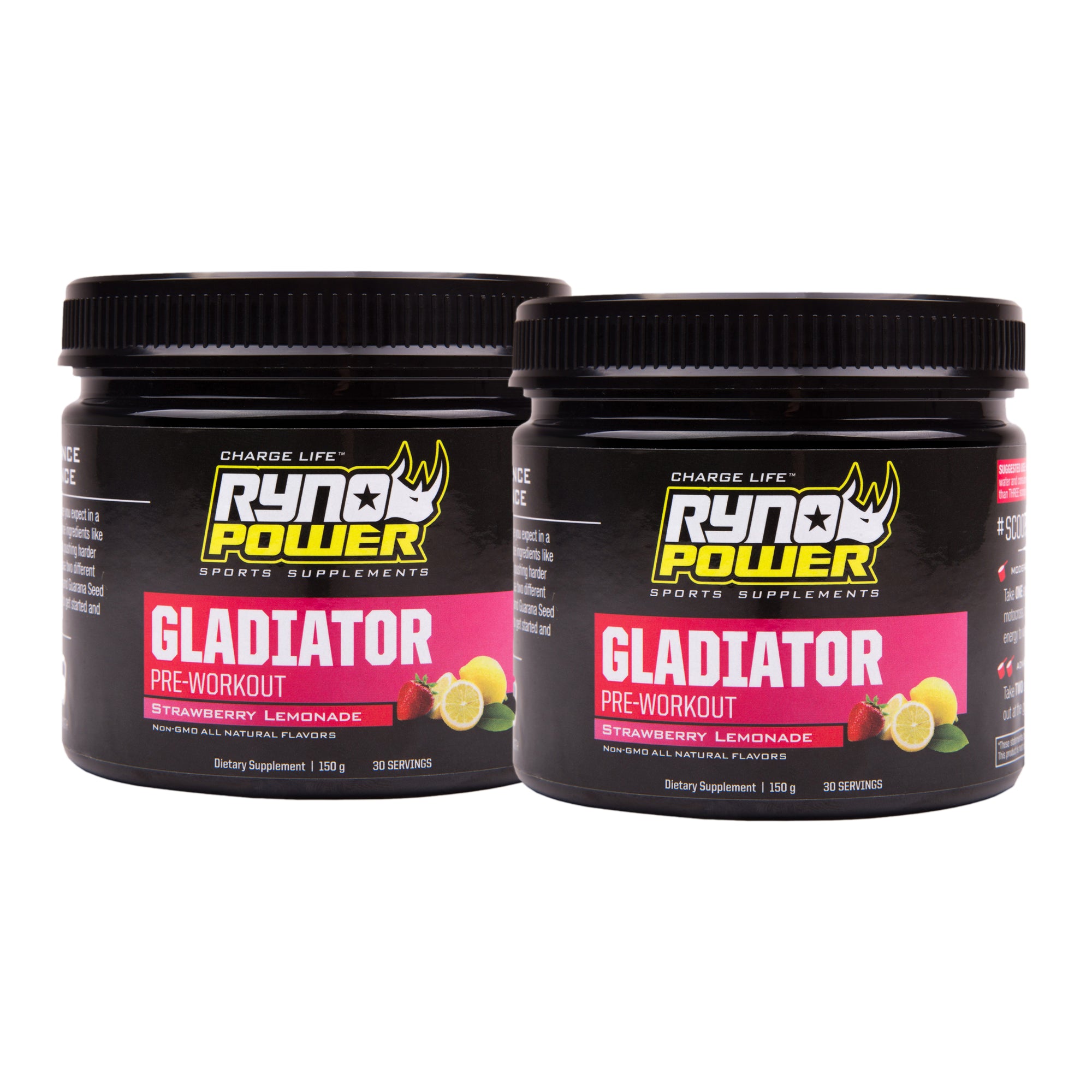 GLADIATOR PreWorkout Drink Mix Ryno Power