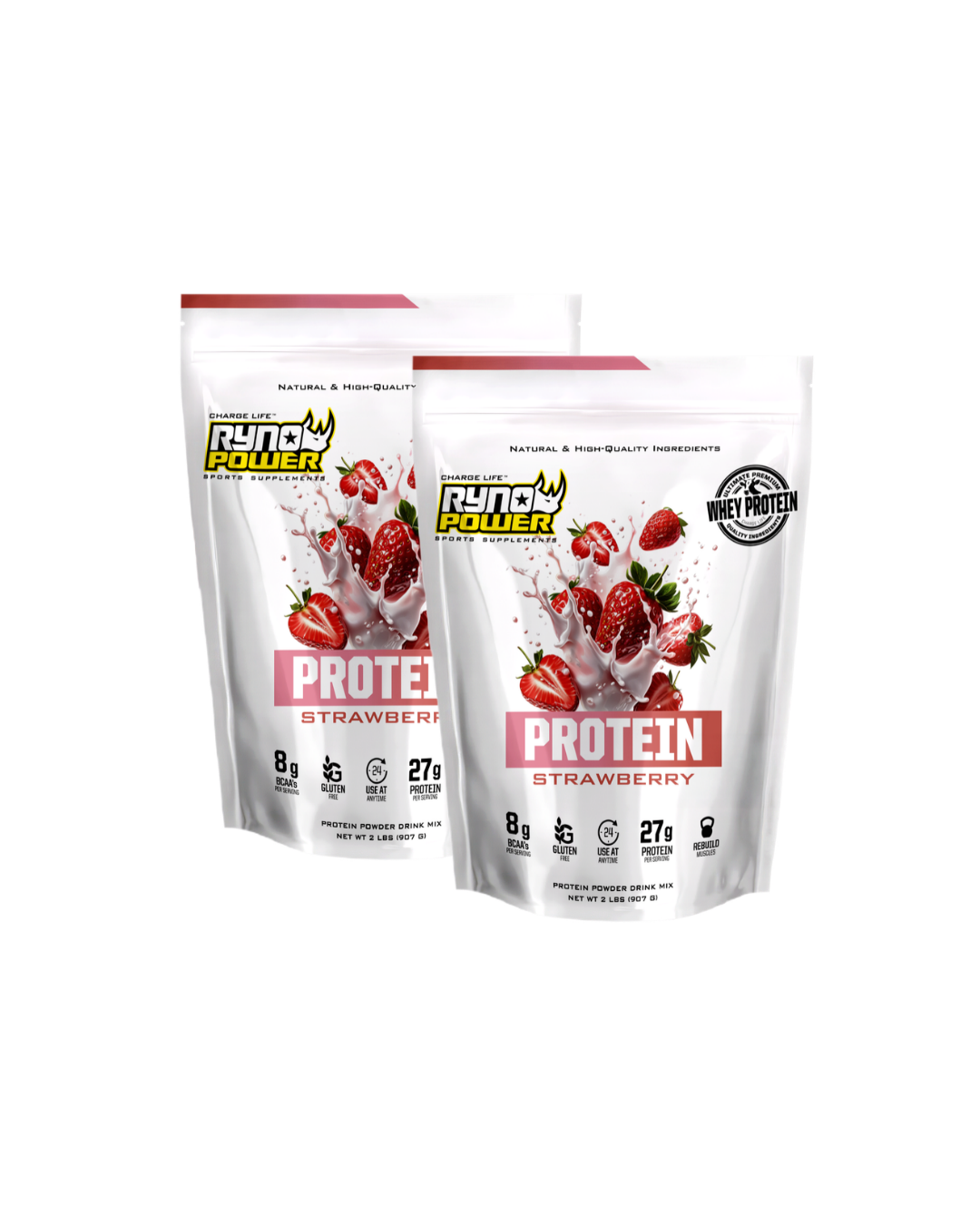Premium Whey PROTEIN Powder - Strawberry