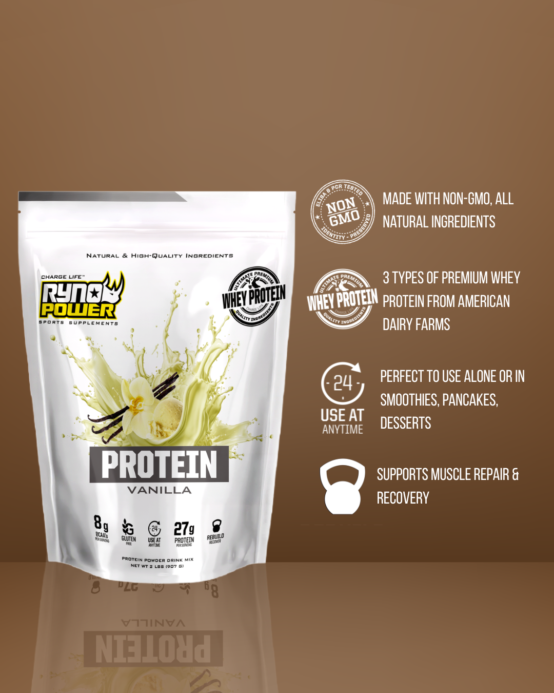 PROTEIN Premium Whey Powder - Vanilla