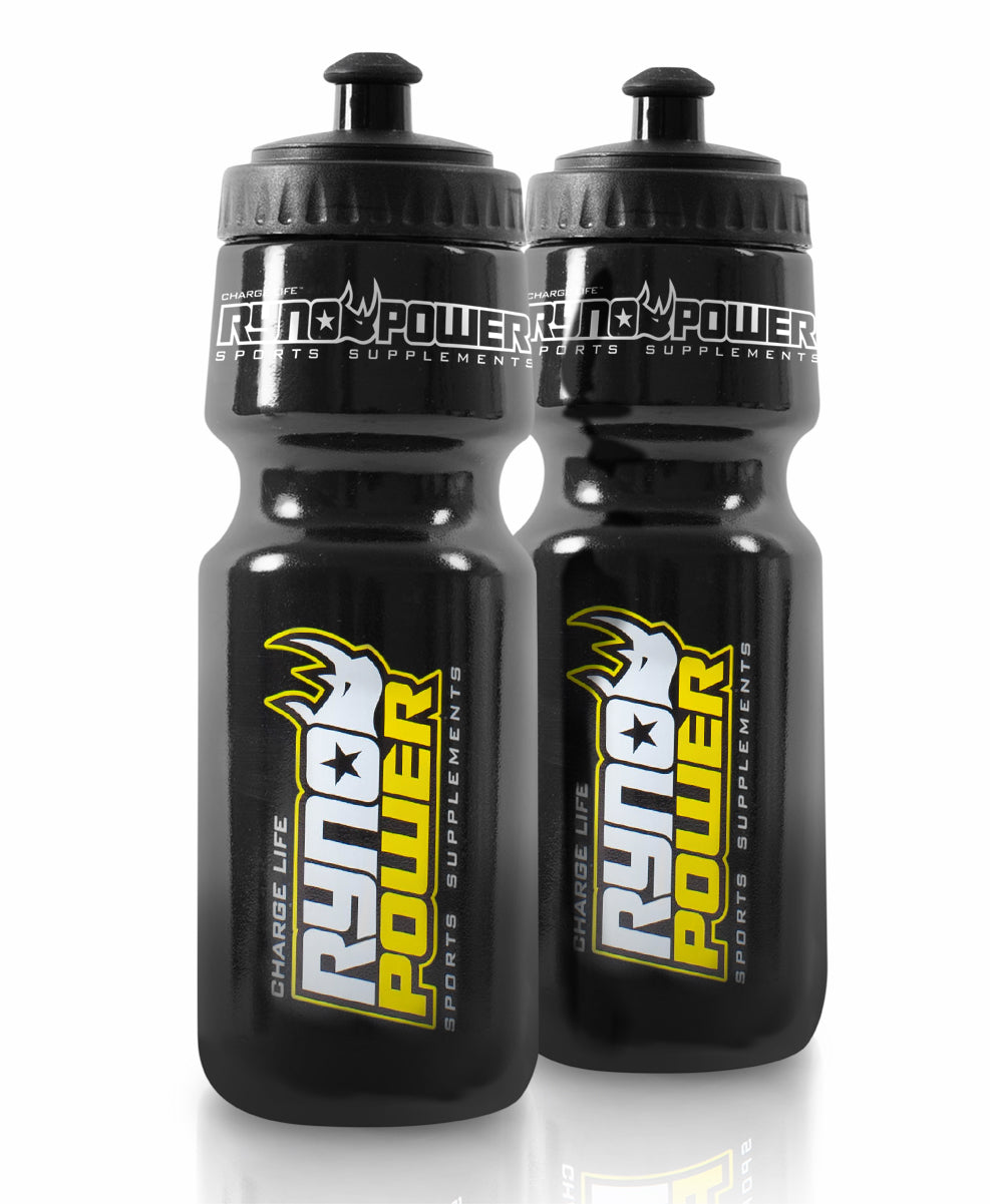 Sport Cycling Bottles - Double Pack Black