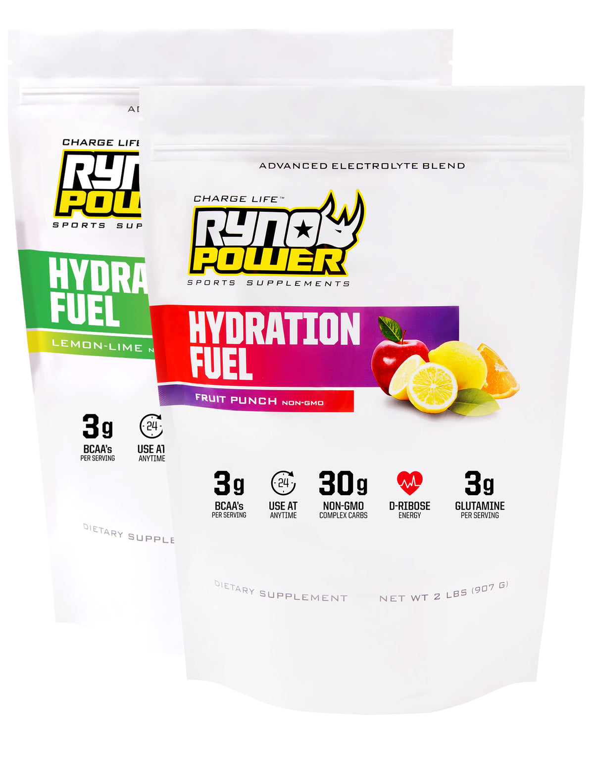 Hydration Fuel Bag - Fruit Punch &amp; Lemon Lime