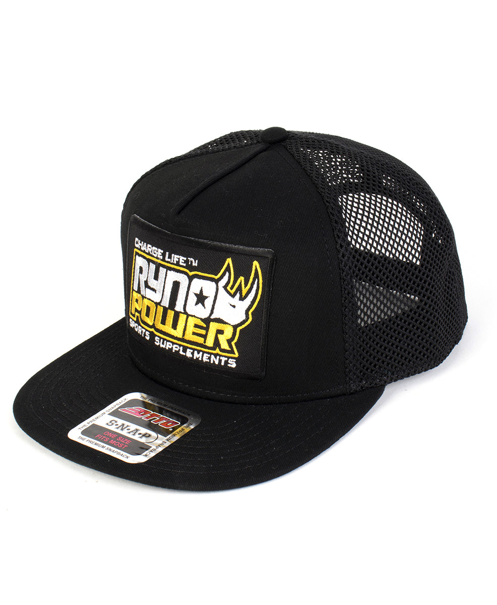 Premium Mesh Trucker Hat - Black