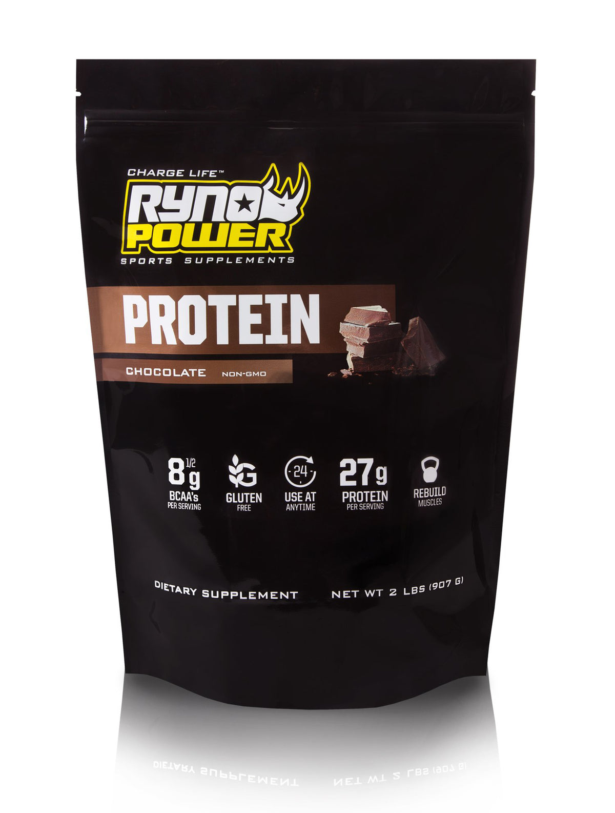 PROTEIN Premium Whey Powder 2lb - Chocolate 